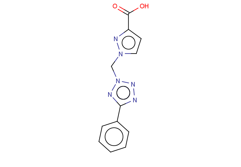 1-[(5-phenyl-2H-1,2,3,4-tetrazol-2-yl)methyl]-1H-pyrazole-3-carboxylic acid