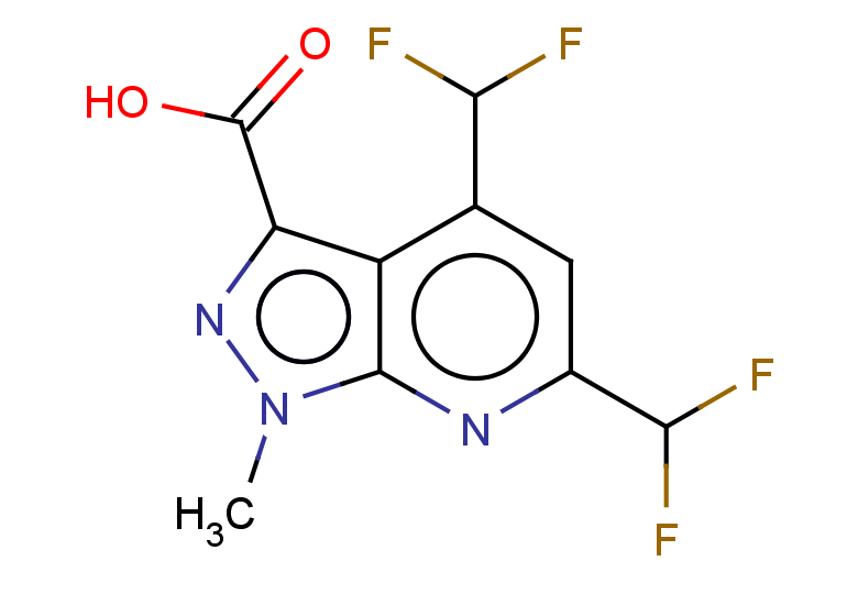 4,6-bis(difluoromethyl)-1-methyl-1H-pyrazolo[3,4-b]pyridine-3-carboxylic acid