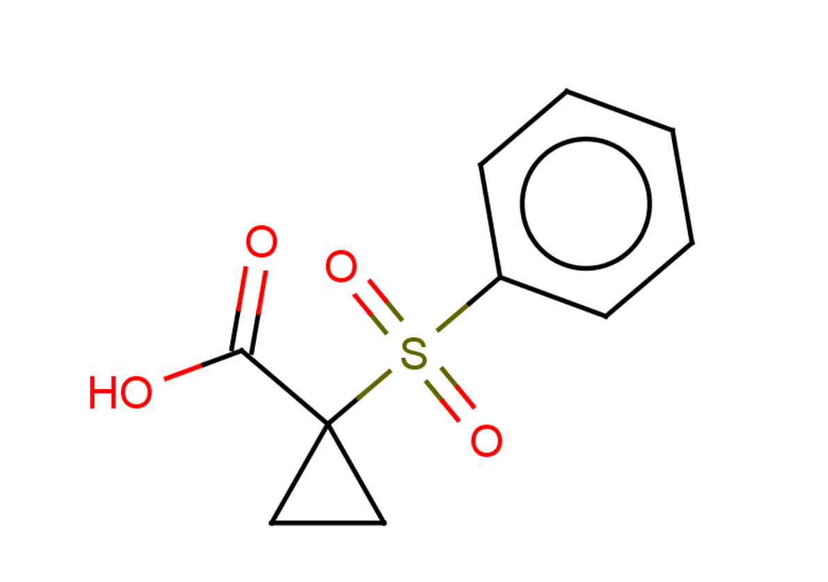 1-(benzenesulfonyl)cyclopropane-1-carboxylic acid