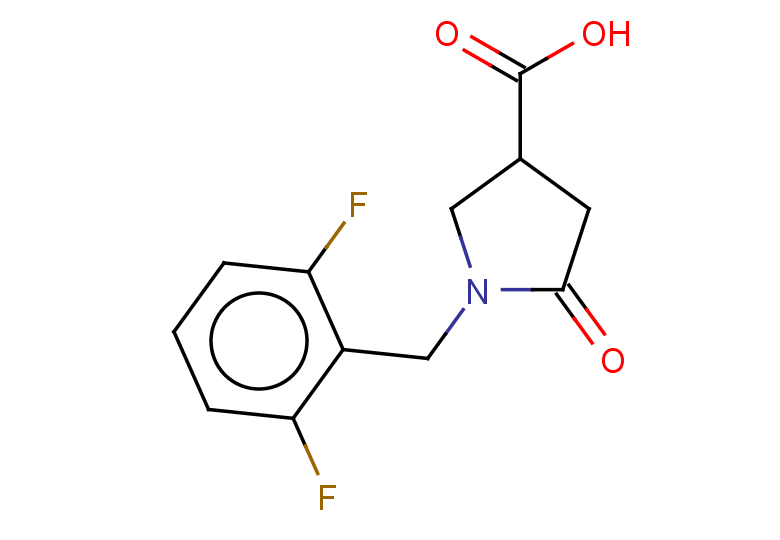 1-[(2,6-difluorophenyl)methyl]-5-oxopyrrolidine-3-carboxylic acid