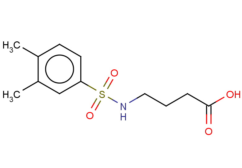 4-(3,4-dimethylbenzenesulfonamido)butanoic acid