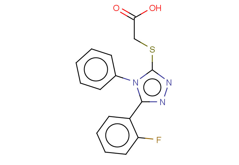 2-{[5-(2-fluorophenyl)-4-phenyl-4H-1,2,4-triazol-3-yl]sulfanyl}acetic acid