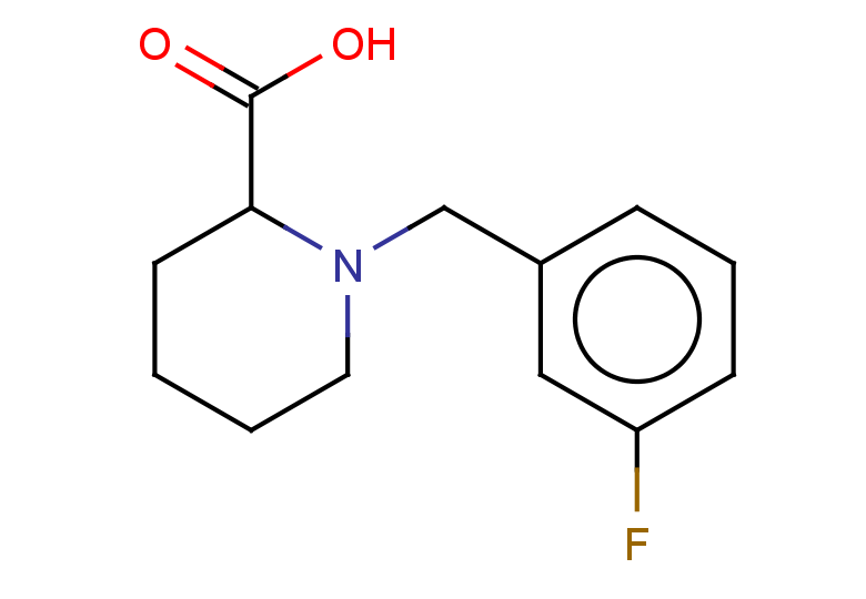 1-[(3-fluorophenyl)methyl]piperidine-2-carboxylic acid