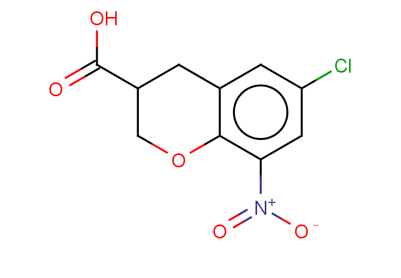 6-chloro-8-nitro-3,4-dihydro-2H-1-benzopyran-3-carboxylic acid