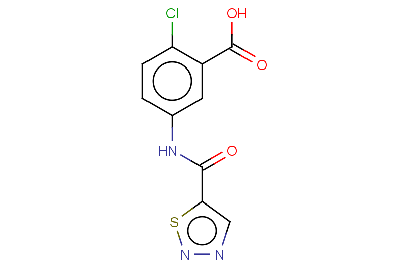 2-chloro-5-(1,2,3-thiadiazole-5-amido)benzoic acid
