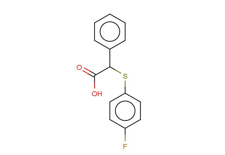 2-[(4-fluorophenyl)sulfanyl]-2-phenylacetic acid