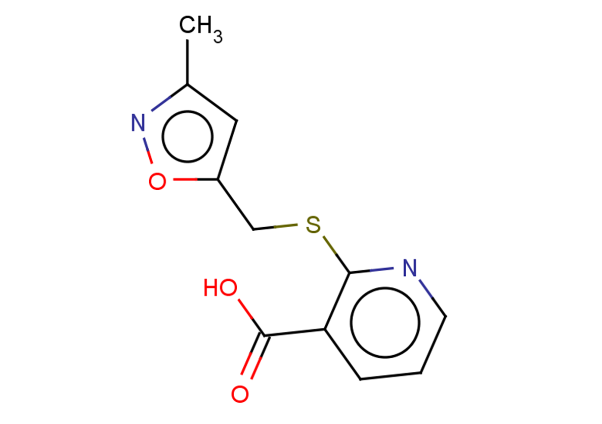 2-{[(3-methyl-1,2-oxazol-5-yl)methyl]sulfanyl}pyridine-3-carboxylic acid