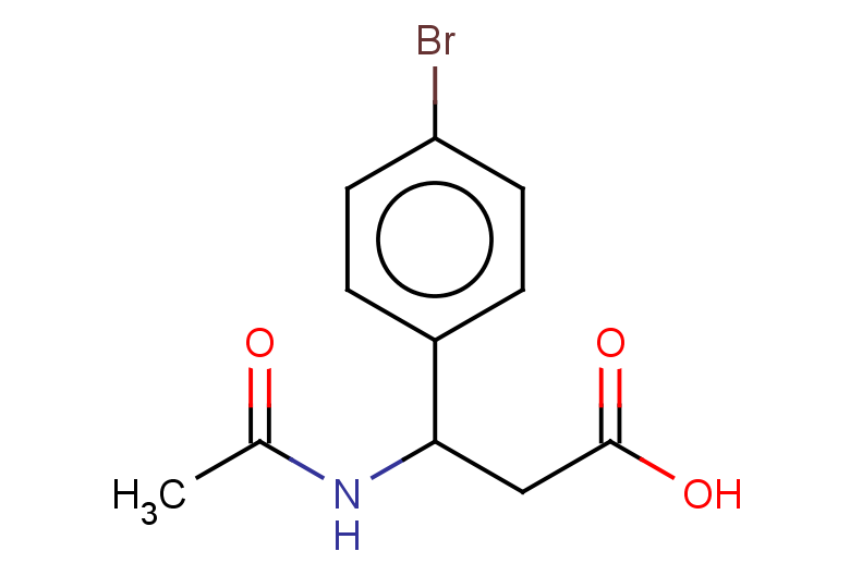 3-(4-bromophenyl)-3-acetamidopropanoic acid