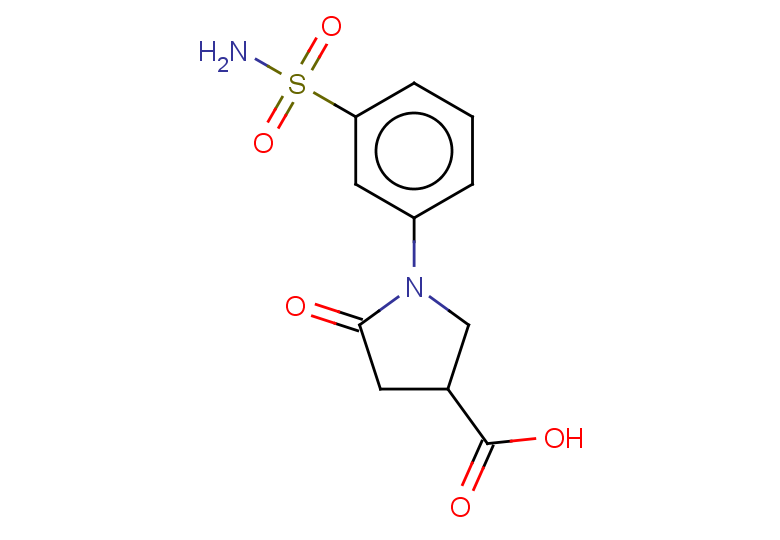 5-oxo-1-(3-sulfamoylphenyl)pyrrolidine-3-carboxylic acid