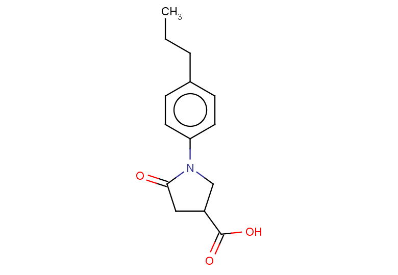 5-oxo-1-(4-propylphenyl)pyrrolidine-3-carboxylic acid