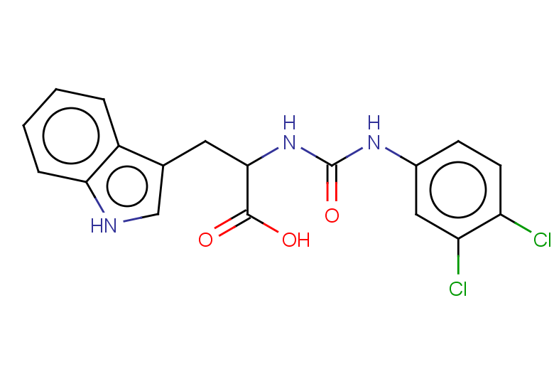 2-{[(3,4-dichlorophenyl)carbamoyl]amino}-3-(1H-indol-3-yl)propanoic acid