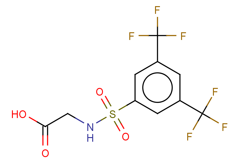 2-[3,5-bis(trifluoromethyl)benzenesulfonamido]acetic acid