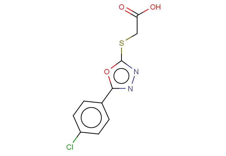 2-{[5-(4-chlorophenyl)-1,3,4-oxadiazol-2-yl]sulfanyl}acetic acid