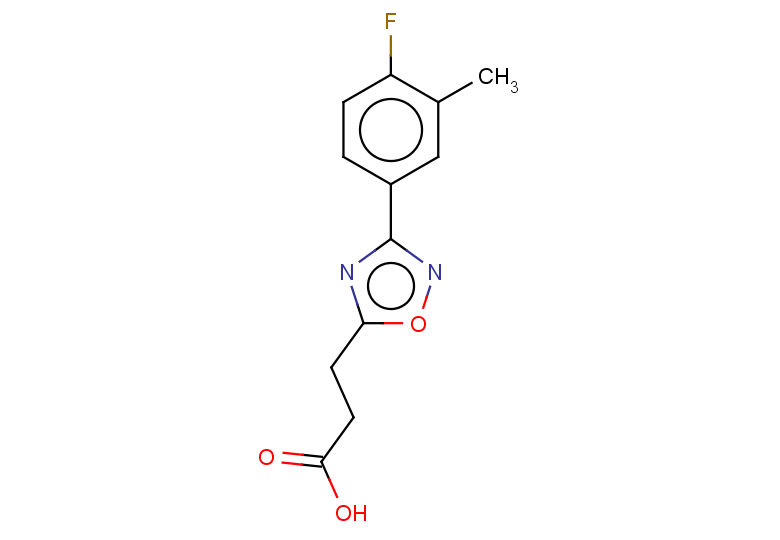 3-[3-(4-fluoro-3-methylphenyl)-1,2,4-oxadiazol-5-yl]propanoic acid