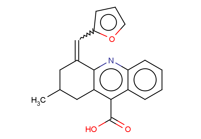 4-(furan-2-ylmethylidene)-2-methyl-1,2,3,4-tetrahydroacridine-9-carboxylic acid