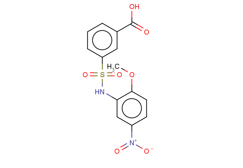 3-[(2-methoxy-5-nitrophenyl)sulfamoyl]benzoic acid