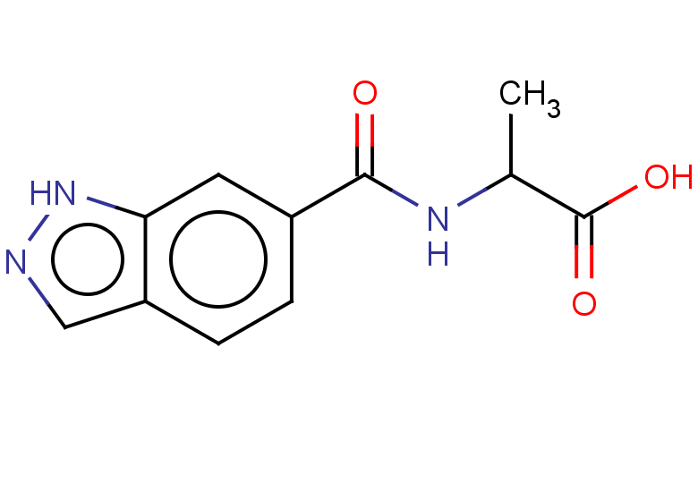 2-(1H-indazol-6-ylformamido)propanoic acid
