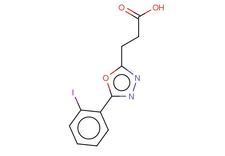 3-[5-(2-iodophenyl)-1,3,4-oxadiazol-2-yl]propanoic acid