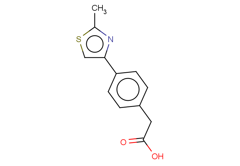 2-[4-(2-methyl-1,3-thiazol-4-yl)phenyl]acetic acid