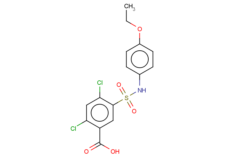 2,4-dichloro-5-[(4-ethoxyphenyl)sulfamoyl]benzoic acid