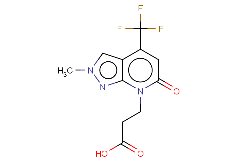 3-[2-methyl-6-oxo-4-(trifluoromethyl)-2H,6H,7H-pyrazolo[3,4-b]pyridin-7-yl]propanoic acid