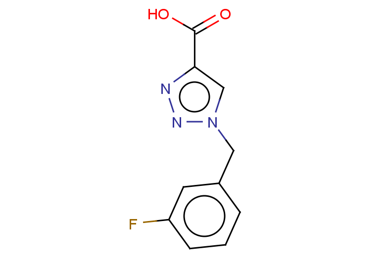 1-[(3-fluorophenyl)methyl]-1H-1,2,3-triazole-4-carboxylic acid