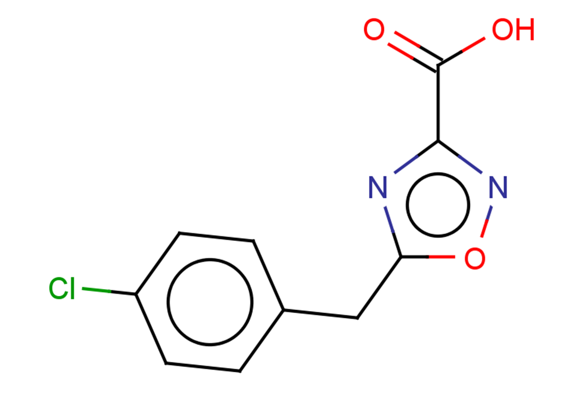 5-[(4-chlorophenyl)methyl]-1,2,4-oxadiazole-3-carboxylic acid
