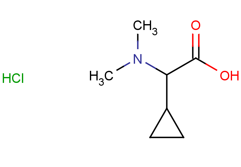 2-cyclopropyl-2-(dimethylamino)acetic acid hydrochloride
