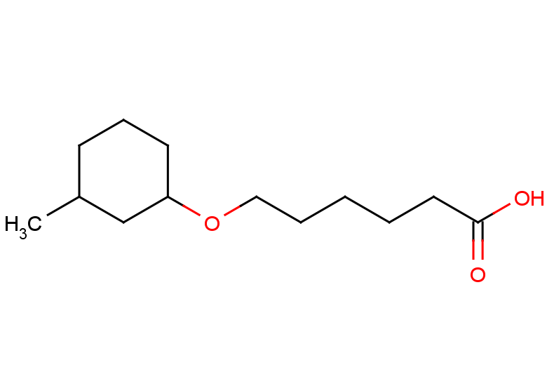 6-[(3-methylcyclohexyl)oxy]hexanoic acid