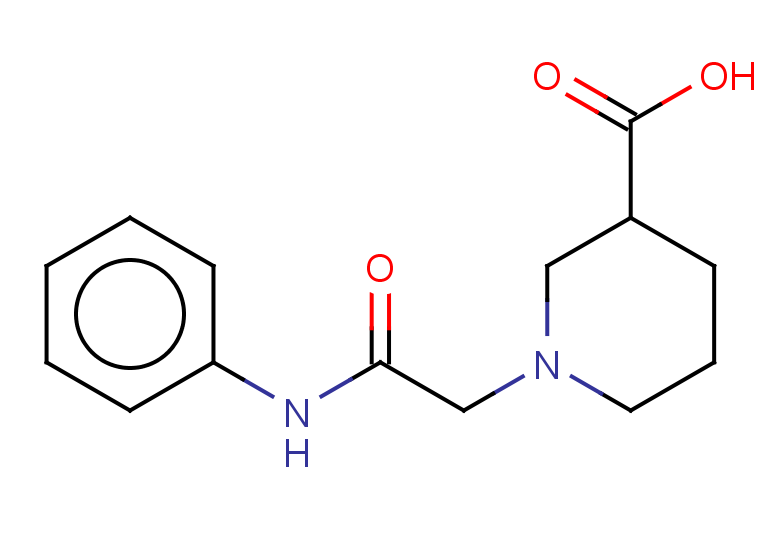 1-[(phenylcarbamoyl)methyl]piperidine-3-carboxylic acid