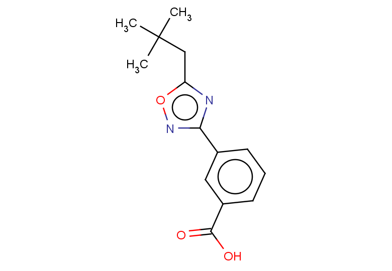 3-[5-(2,2-dimethylpropyl)-1,2,4-oxadiazol-3-yl]benzoic acid