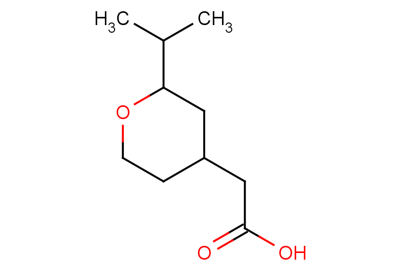 2-[2-(propan-2-yl)oxan-4-yl]acetic acid