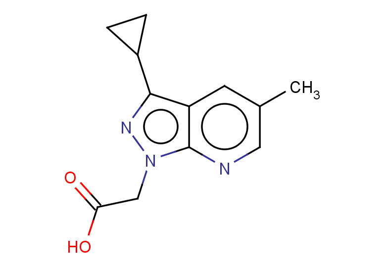 2-{3-cyclopropyl-5-methyl-1H-pyrazolo[3,4-b]pyridin-1-yl}acetic acid