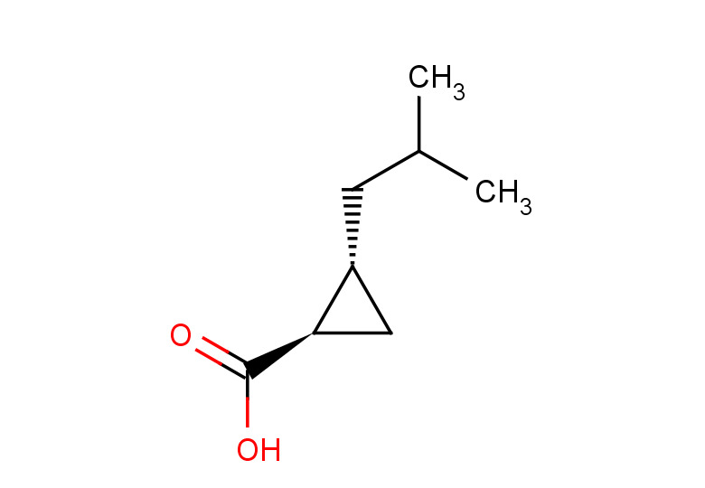 rac-(1R,2R)-2-(2-methylpropyl)cyclopropane-1-carboxylic acid, trans