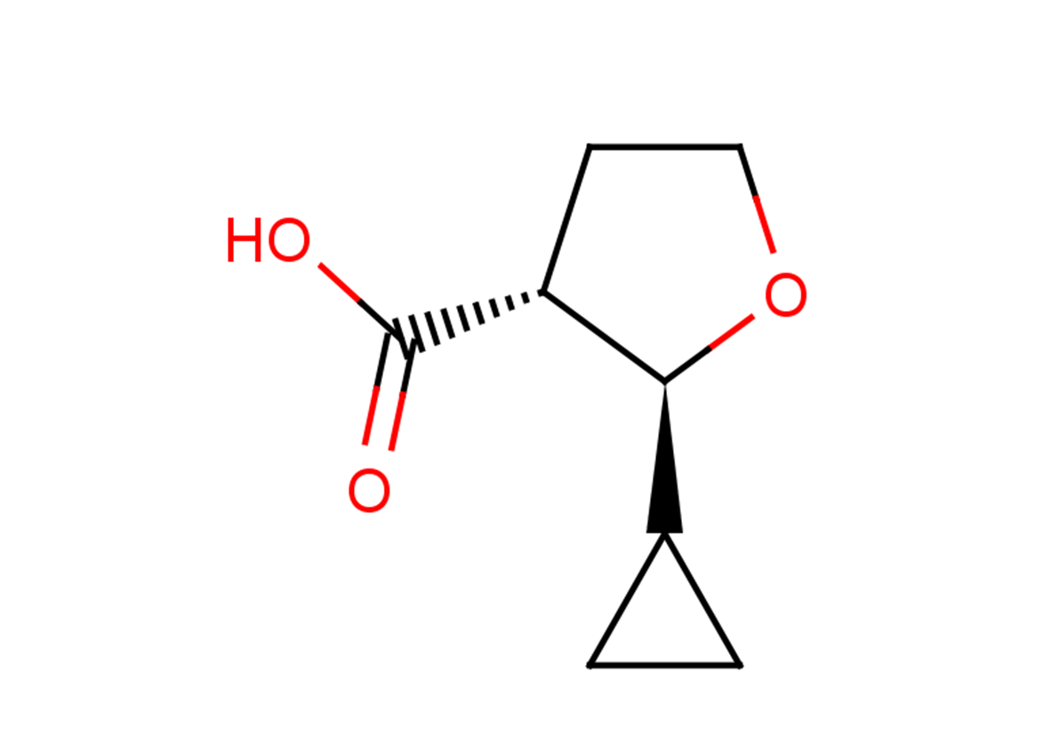 rac-(2R,3S)-2-cyclopropyloxolane-3-carboxylic acid, trans