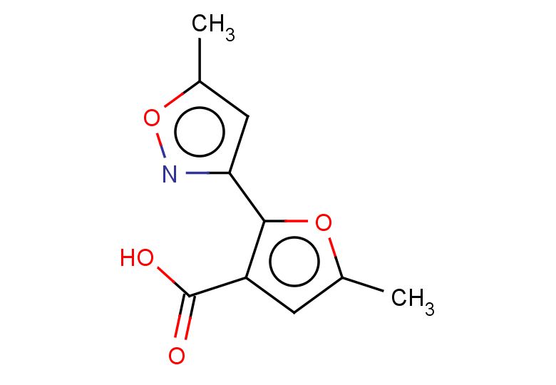 5-methyl-2-(5-methyl-1,2-oxazol-3-yl)furan-3-carboxylic acid