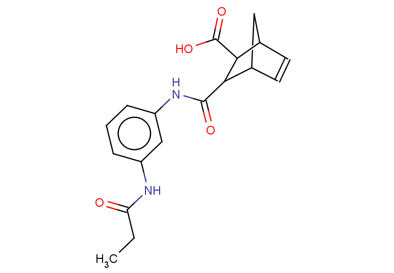 3-[(3-propanamidophenyl)carbamoyl]bicyclo[2.2.1]hept-5-ene-2-carboxylic acid
