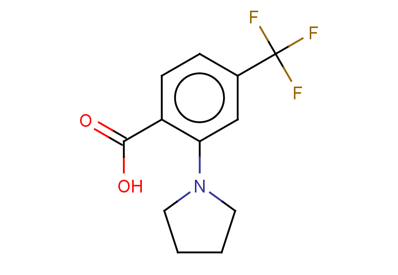 2-(pyrrolidin-1-yl)-4-(trifluoromethyl)benzoic acid