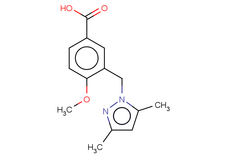 3-[(3,5-dimethyl-1H-pyrazol-1-yl)methyl]-4-methoxybenzoic acid