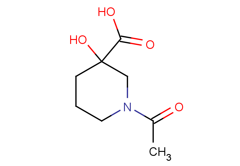 1-acetyl-3-hydroxypiperidine-3-carboxylic acid