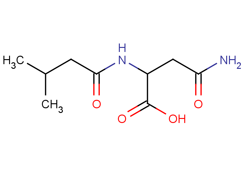 3-carbamoyl-2-(3-methylbutanamido)propanoic acid