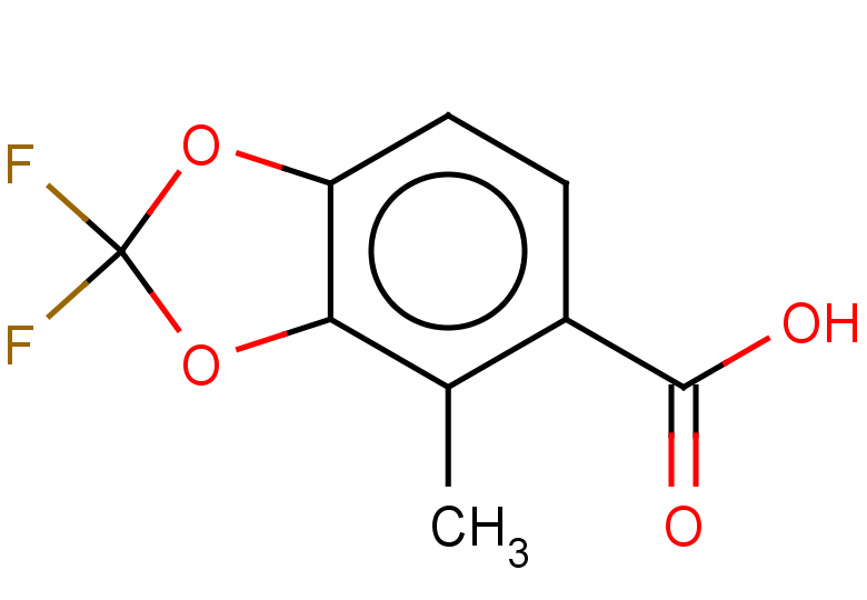 2,2-difluoro-4-methyl-1,3-dioxaindane-5-carboxylic acid
