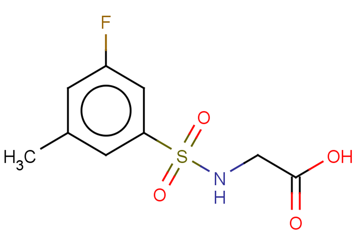 2-(3-fluoro-5-methylbenzenesulfonamido)acetic acid