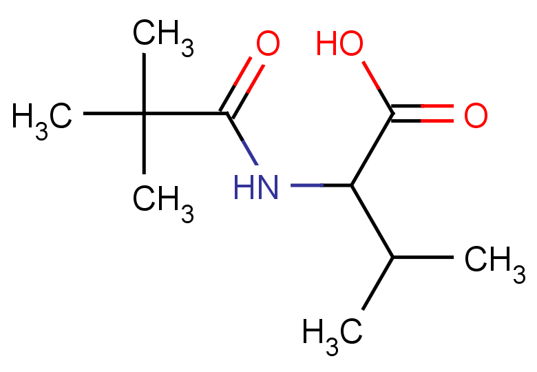 2-(2,2-dimethylpropanamido)-3-methylbutanoic acid