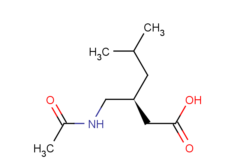 (3S)-3-(acetamidomethyl)-5-methylhexanoic acid