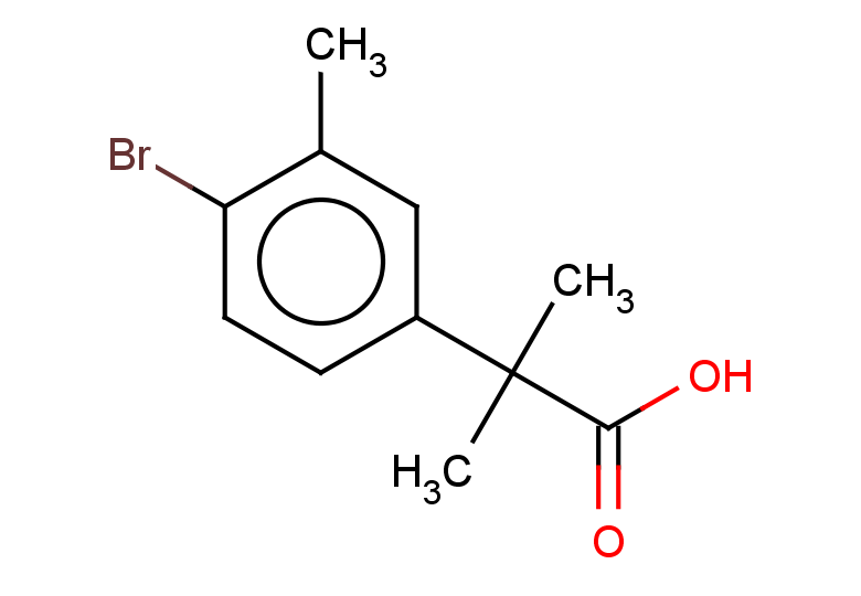 2-(4-bromo-3-methylphenyl)-2-methylpropanoic acid