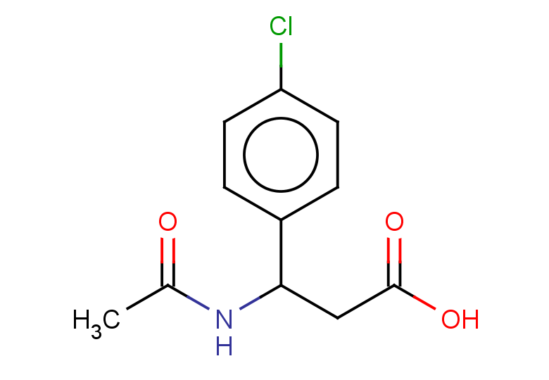 3-(4-chlorophenyl)-3-acetamidopropanoic acid