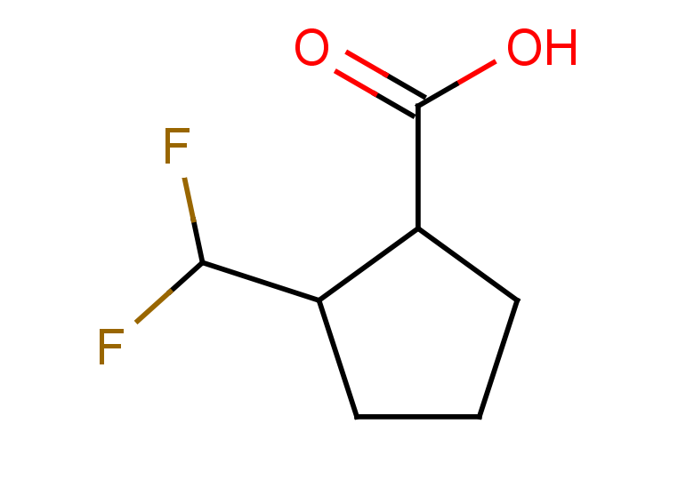 2-(difluoromethyl)cyclopentane-1-carboxylic acid