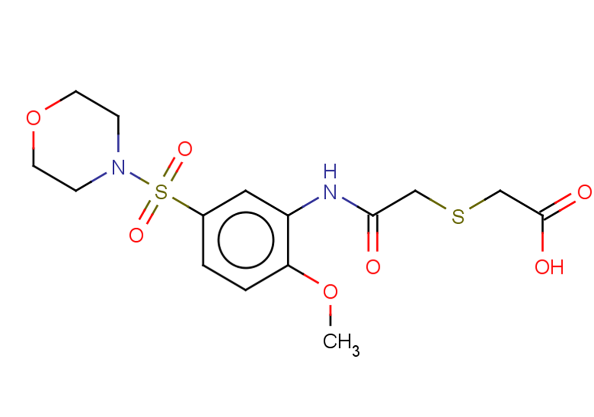 2-[({[2-methoxy-5-(morpholine-4-sulfonyl)phenyl]carbamoyl}methyl)sulfanyl]acetic acid