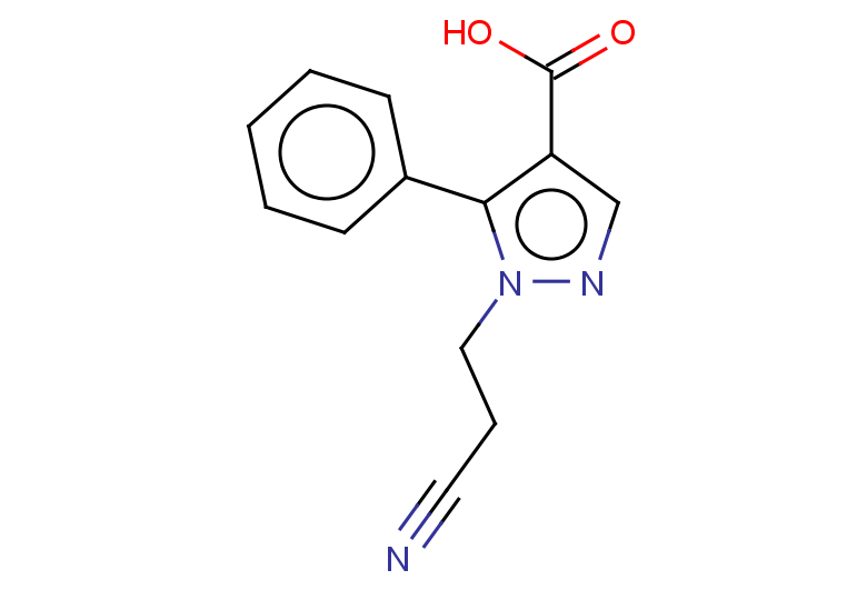 1-(2-cyanoethyl)-5-phenyl-1H-pyrazole-4-carboxylic acid